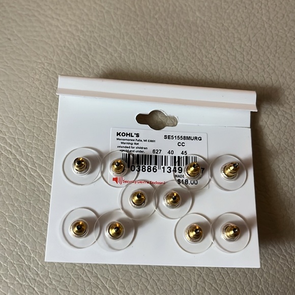 Lauren Conrad delicate studs. 5 pair. New. Rose gold! - Picture 4 of 4